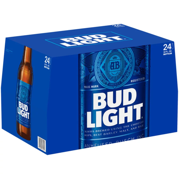 BUD LIGHT 24 BOTTLES BEER