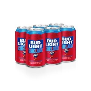 BUD LIGHT CHELADA 6 PACK BEER (CANS)