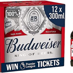 BUDWEISER 12 BOTTLES BEER