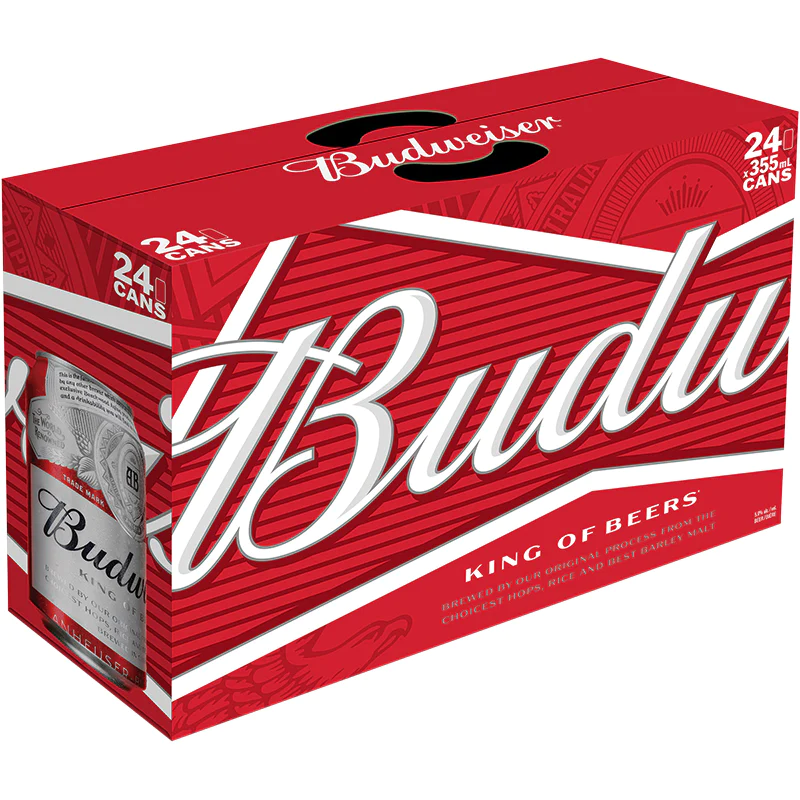 BUDWEISER 24 PACK BEER (CANS)