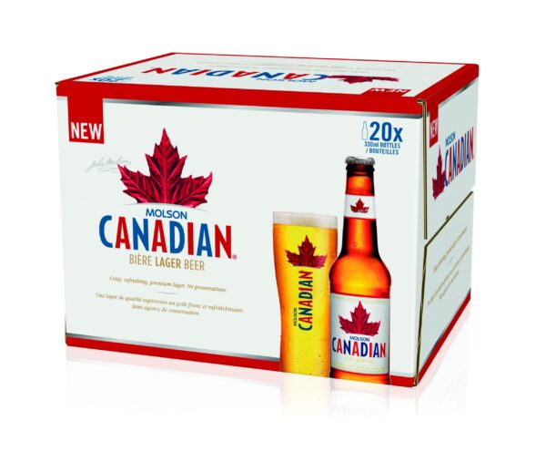 CANADIAN 12 BOTTLES BEER